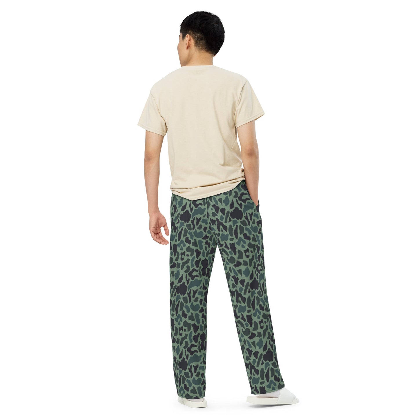 Afghanistan Duck Hunter Northern Alliance Spot CAMO unisex wide-leg pants - Wide-leg Pants