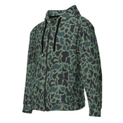 Duck Hunter Woodland Spot CAMO Unisex Zip Hoodie