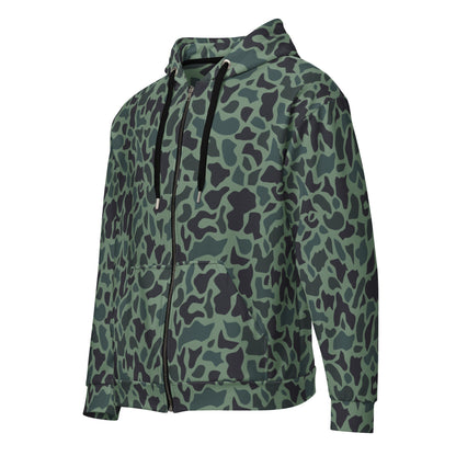 Afghanistan Duck Hunter Northern Alliance Spot CAMO Unisex zip hoodie - Zip Hoodies