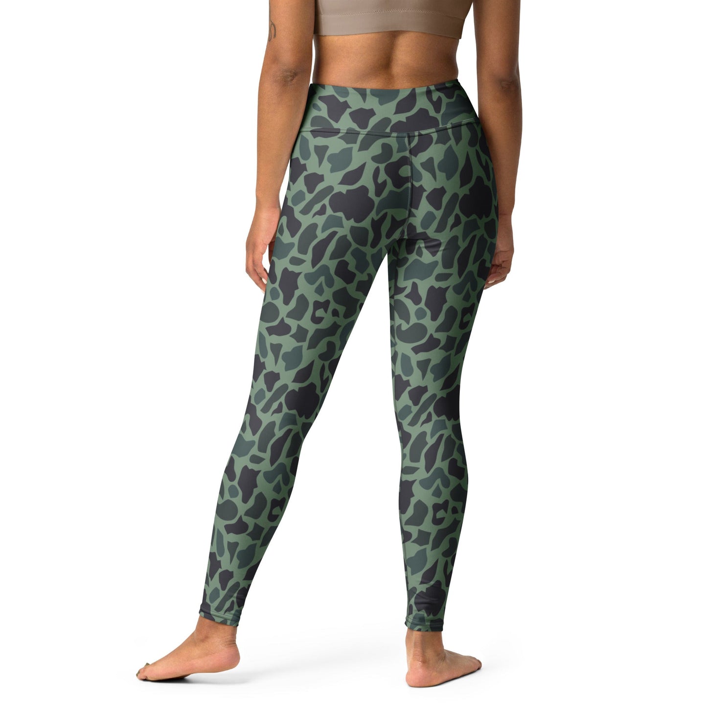Afghanistan Duck Hunter Northern Alliance Spot CAMO Yoga Leggings - Womens