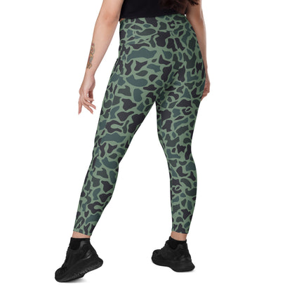 Afghanistan Duck Hunter Spot CAMO Leggings with pockets - Womens With Pockets