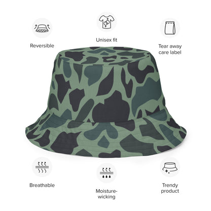 Afghanistan Duck Hunter Spot CAMO Reversible bucket hat - Bucket Hat