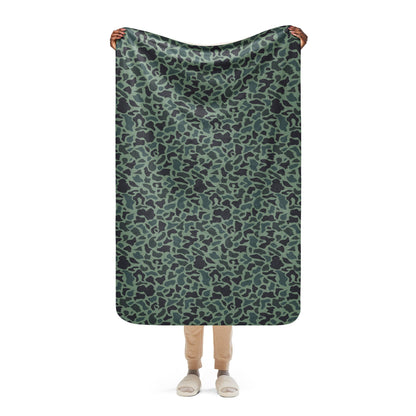 Afghanistan Duck Hunter Spot CAMO Sherpa blanket - 37″×57″ - Blanket