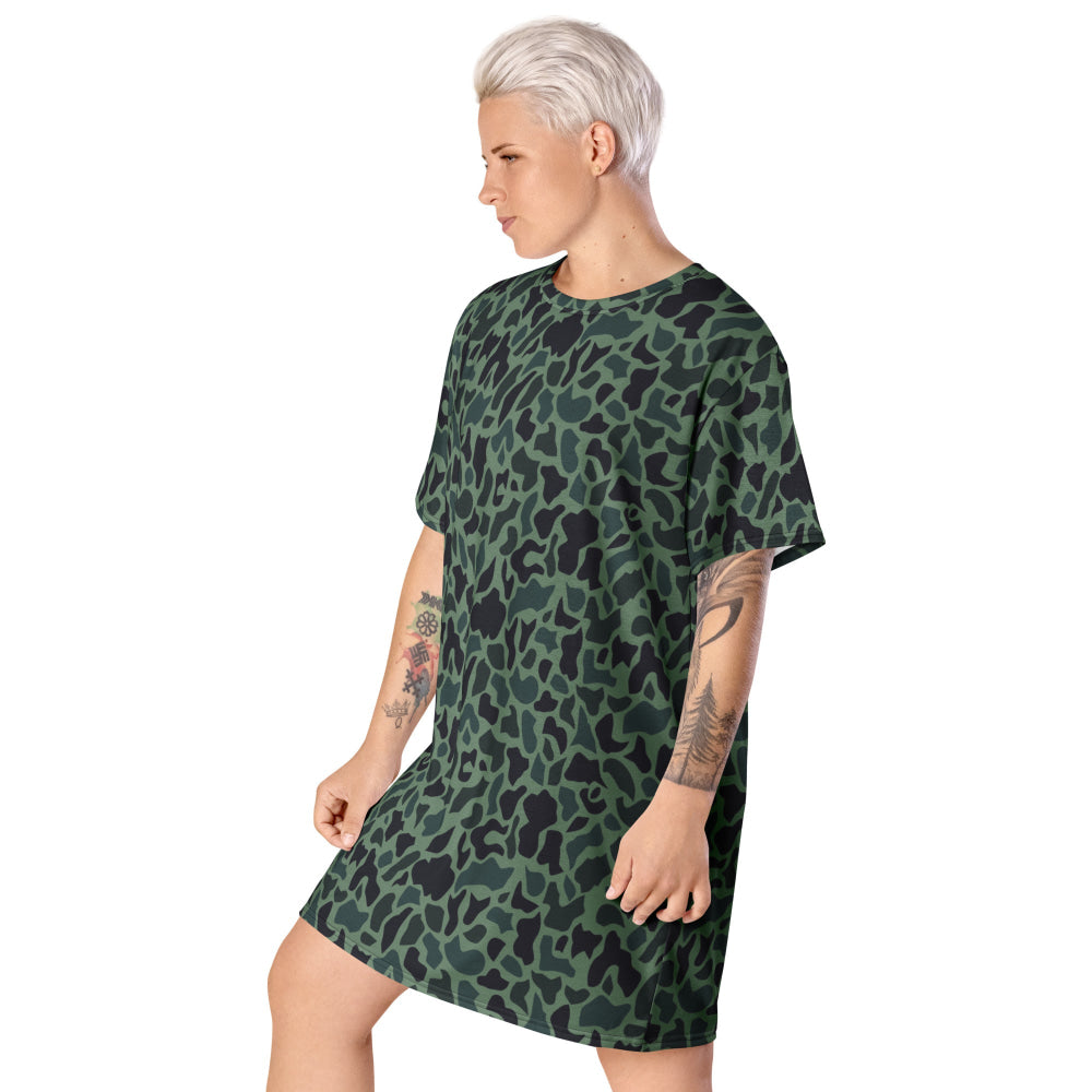 Afghanistan Duck Hunter Spot CAMO T-shirt dress - Womens T-Shirt Dress