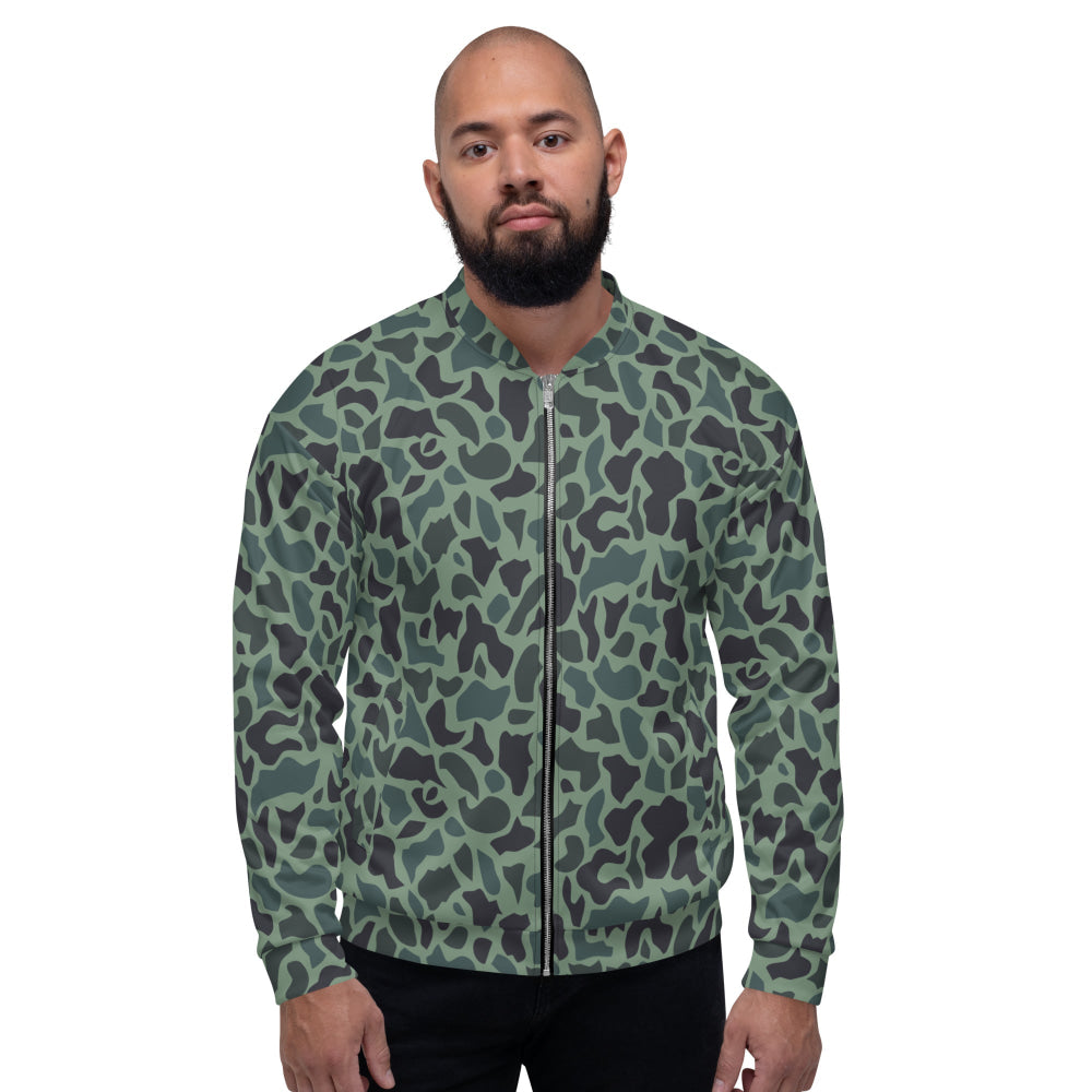 Afghanistan Duck Hunter Spot CAMO Unisex Bomber Jacket