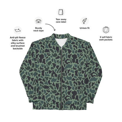 Afghanistan Duck Hunter Spot CAMO Unisex Bomber Jacket