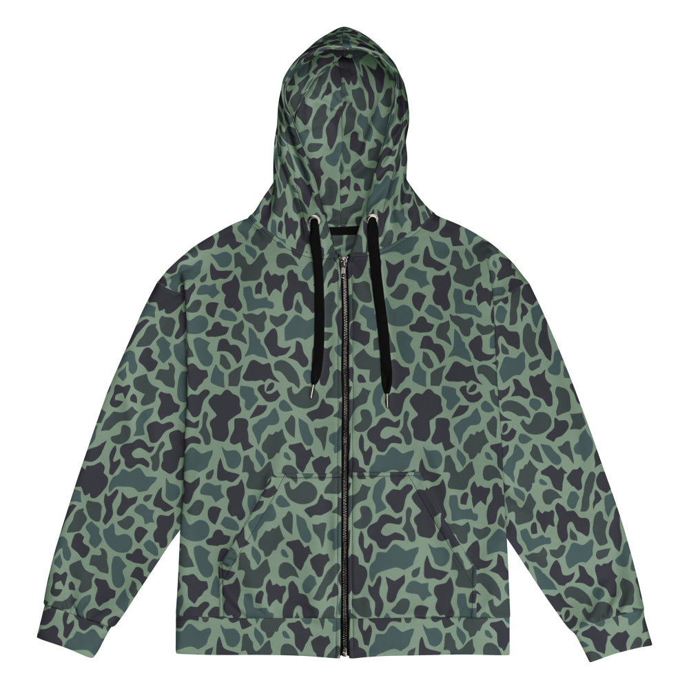 Afghanistan Duck Hunter Spot CAMO Unisex zip hoodie - 2XS - Zip Hoodie