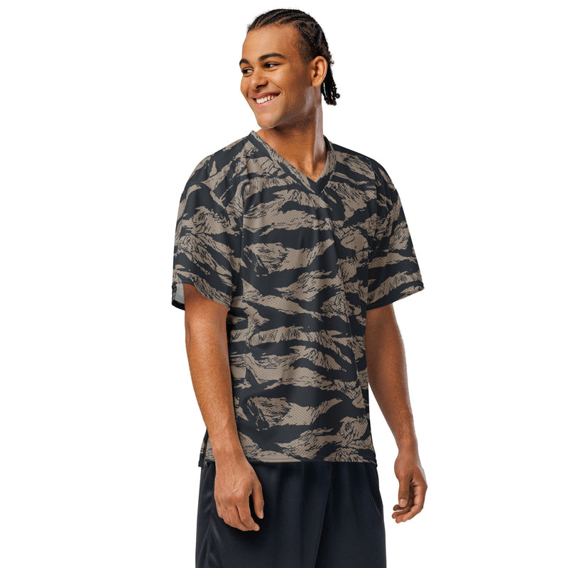 Tiger Stripe Desert Shadow CAMO Unisex American Football Jersey