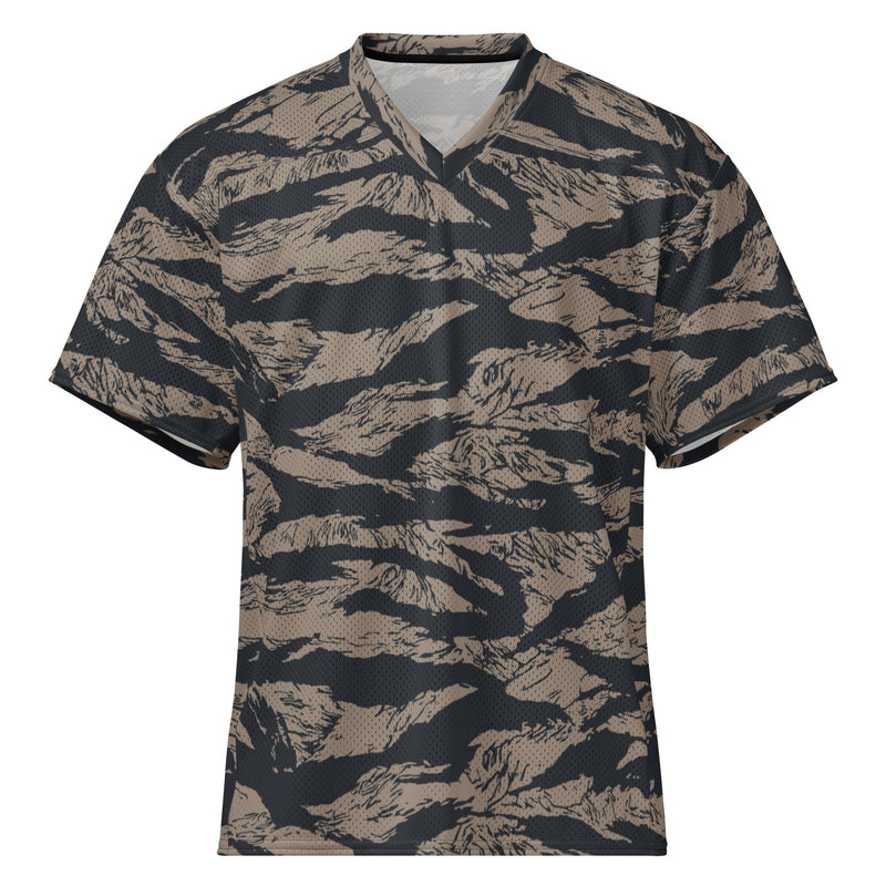Tiger Stripe Desert Shadow CAMO Unisex American Football Jersey - 2XS
