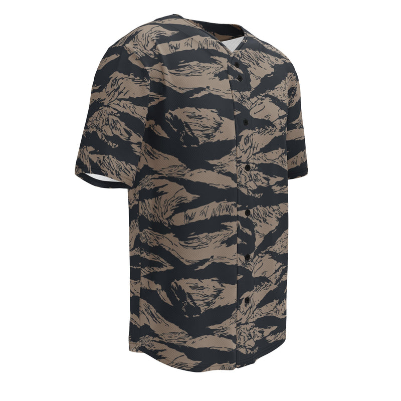 Tiger Stripe Desert Shadow CAMO Unisex Baseball Jersey