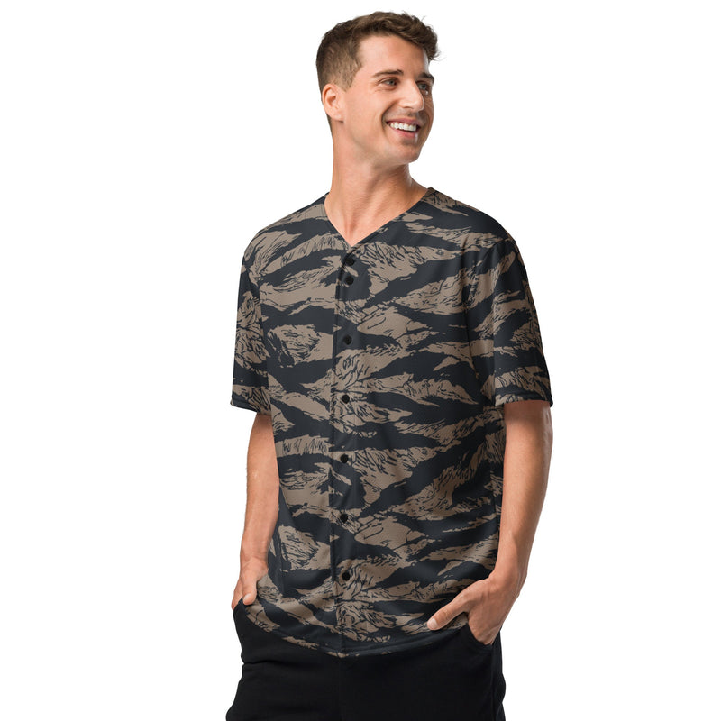 Tiger Stripe Desert Shadow CAMO Unisex Baseball Jersey