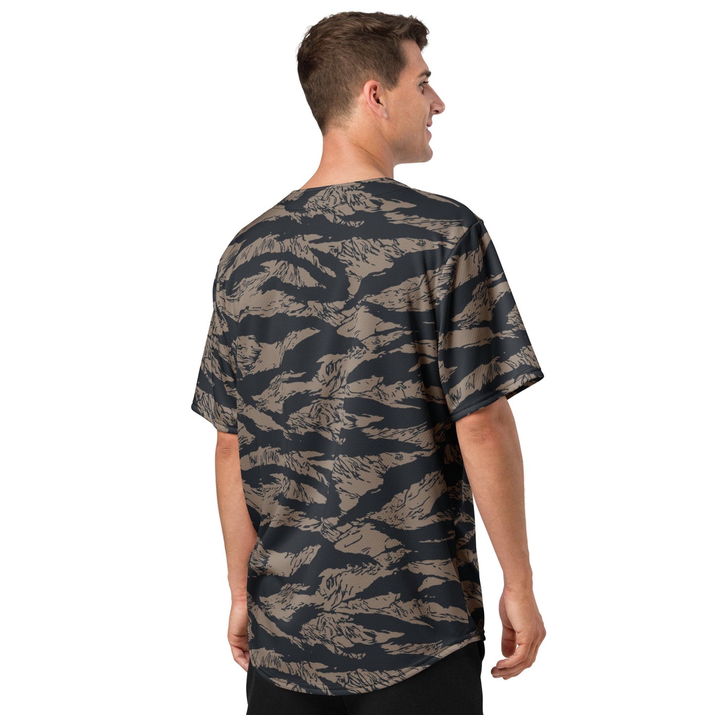 Afghanistan Taliban Special Forces Badri Tiger Stripe CAMO baseball jersey - Baseball Jerseys
