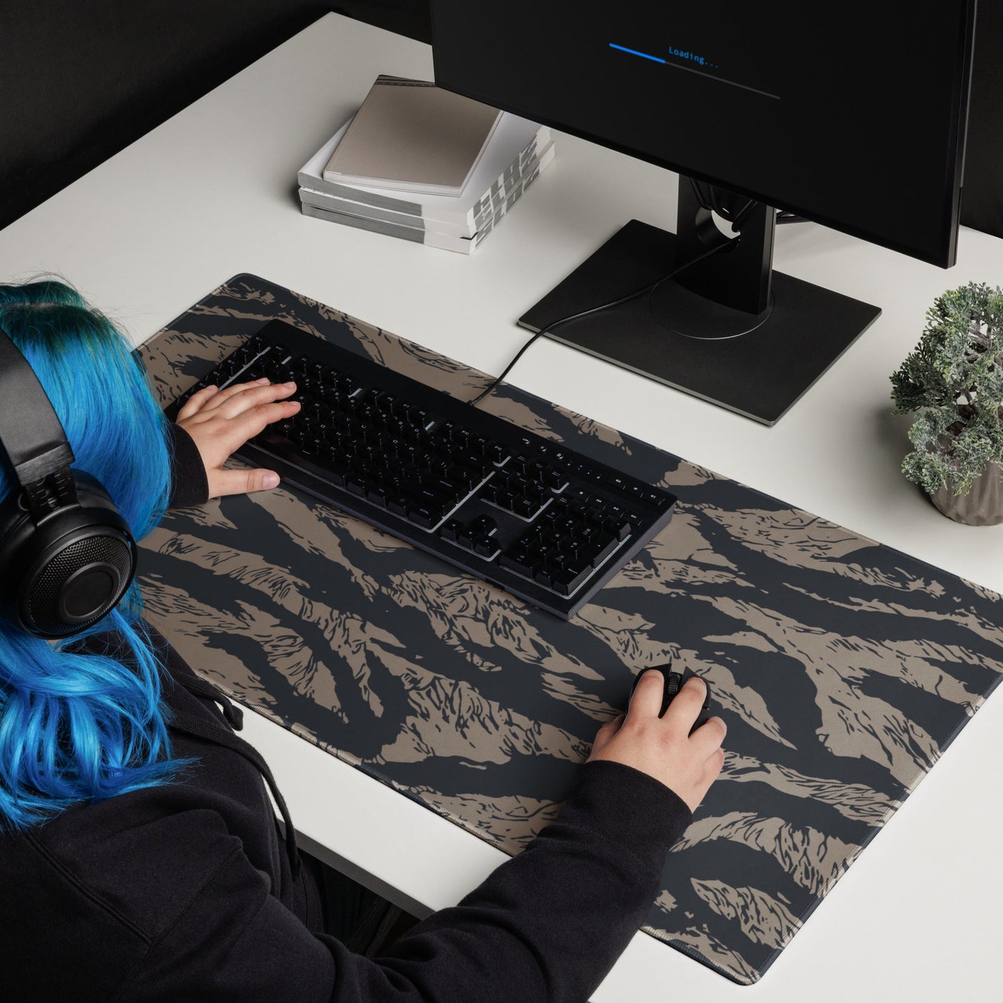 Afghanistan Taliban Special Forces Badri Tiger Stripe CAMO Gaming mouse pad - Mouse Pads