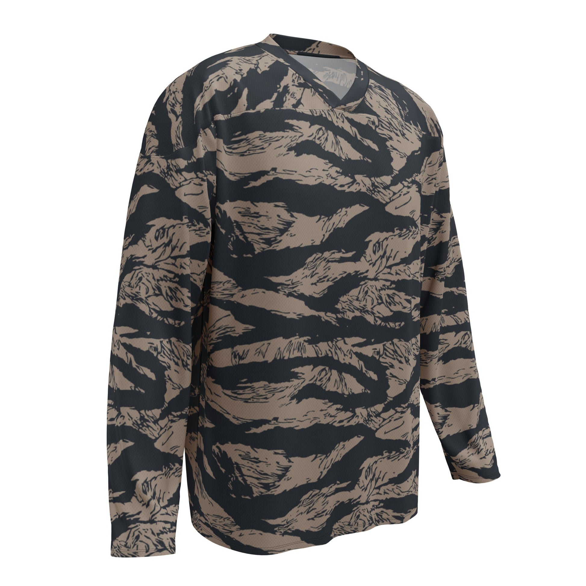 Afghanistan Taliban Special Forces Badri Tiger Stripe CAMO hockey fan jersey - Hockey Jerseys