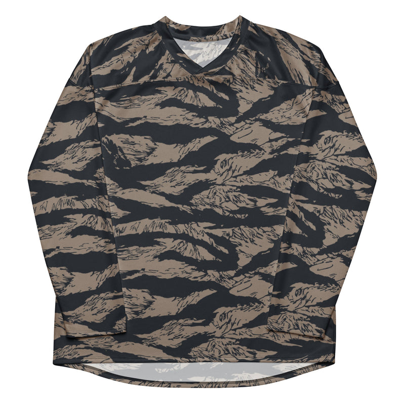 Tiger Stripe Desert Shadow CAMO Unisex Hockey Fan Jersey