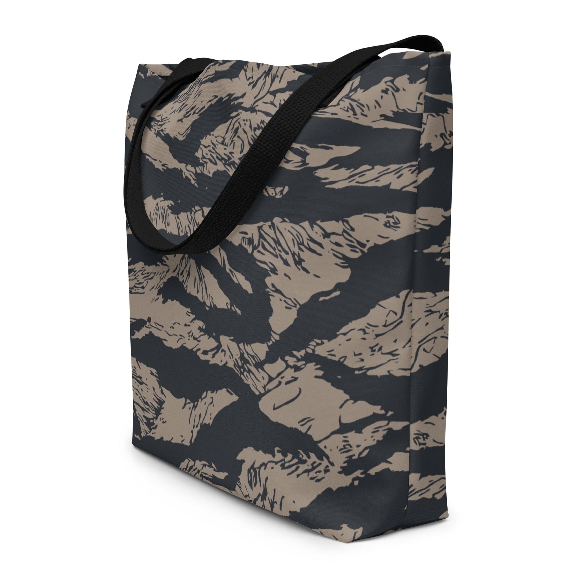 Afghanistan Taliban Special Forces Badri Tiger Stripe CAMO Large Tote Bag - Bags