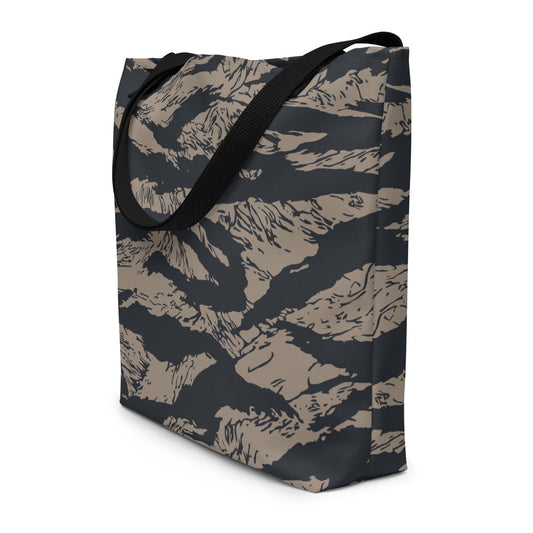 Afghanistan Taliban Special Forces Badri Tiger Stripe CAMO Large Tote Bag - Bags