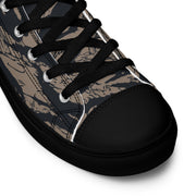 Tiger Stripe Desert Shadow CAMO Mens High-Top Canvas Shoes