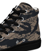 Tiger Stripe Desert Shadow CAMO Mens High-Top Canvas Shoes