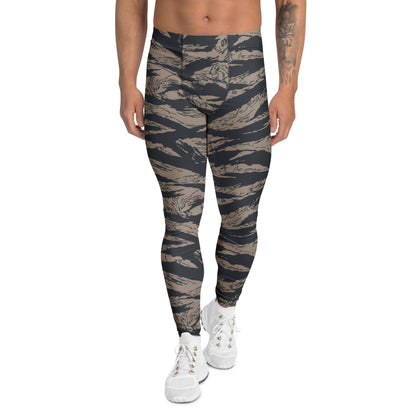 Afghanistan Taliban Special Forces Badri Tiger Stripe CAMO Mens Leggings - XS