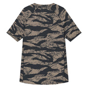 Tiger Stripe Desert Shadow CAMO Mens Short-Sleeve Rash Guard