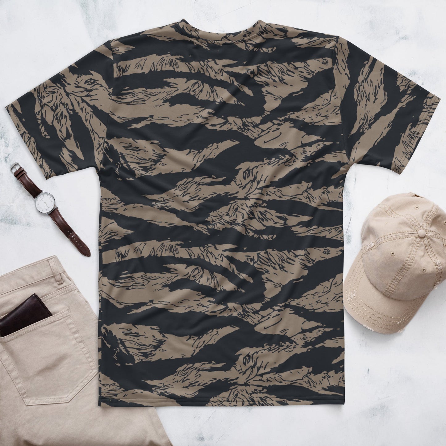 Afghanistan Taliban Special Forces Badri Tiger Stripe CAMO Mens t-shirt - T-Shirts