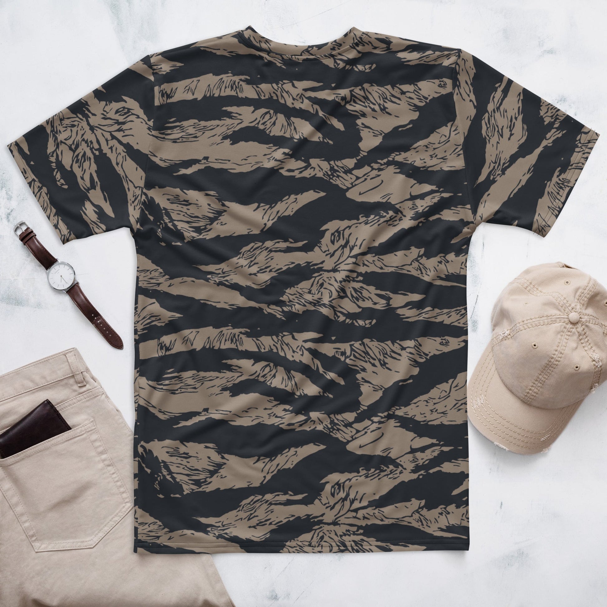 Afghanistan Taliban Special Forces Badri Tiger Stripe CAMO Mens t-shirt - T-Shirts