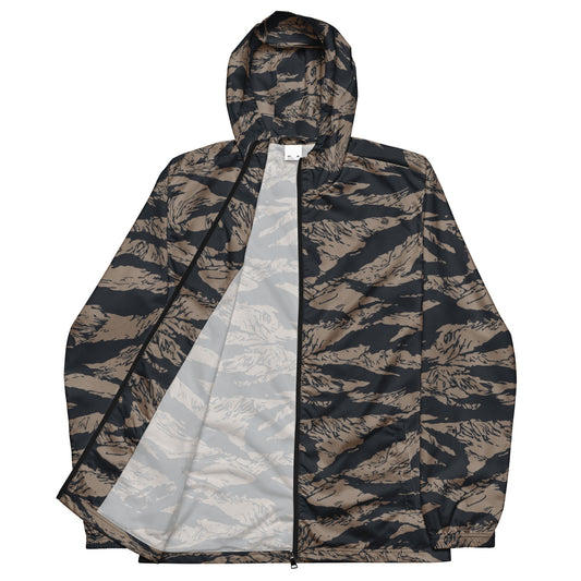 Afghanistan Taliban Special Forces Badri Tiger Stripe CAMO Mens windbreaker - Windbreakers