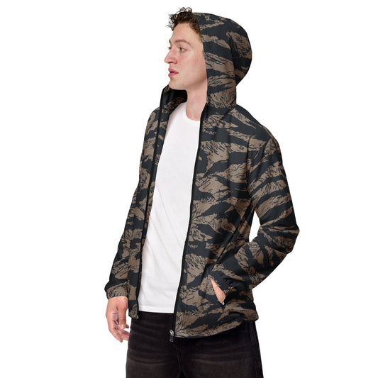 Afghanistan Taliban Special Forces Badri Tiger Stripe CAMO Mens windbreaker - XS - Windbreakers