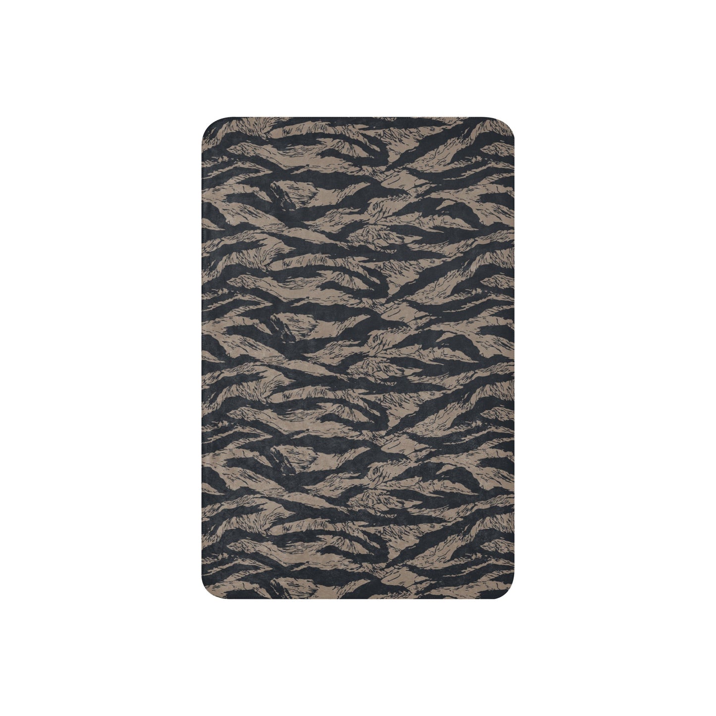 Afghanistan Taliban Special Forces Badri Tiger Stripe CAMO Sherpa blanket - Blankets