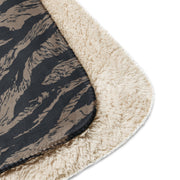 Tiger Stripe Desert Shadow CAMO Sherpa Blanket