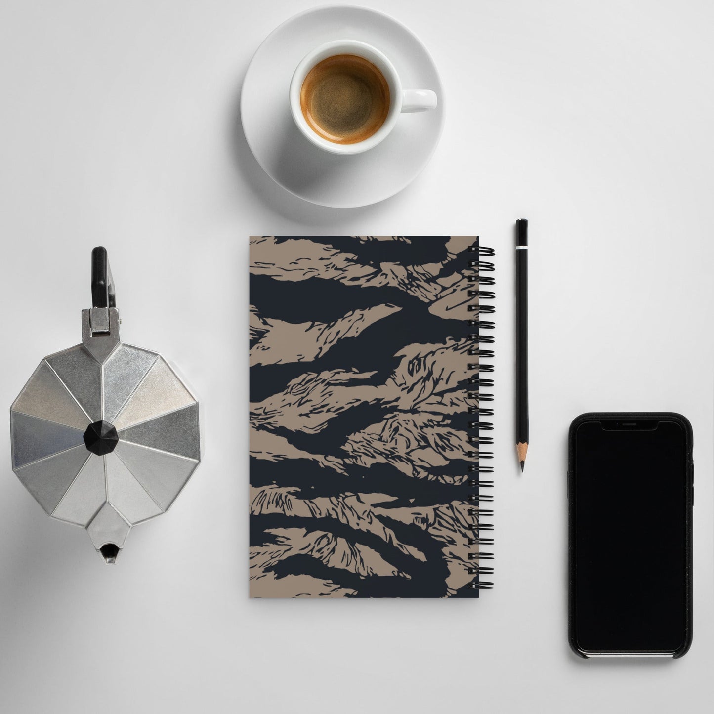 Afghanistan Taliban Special Forces Badri Tiger Stripe CAMO Spiral notebook - Notebooks
