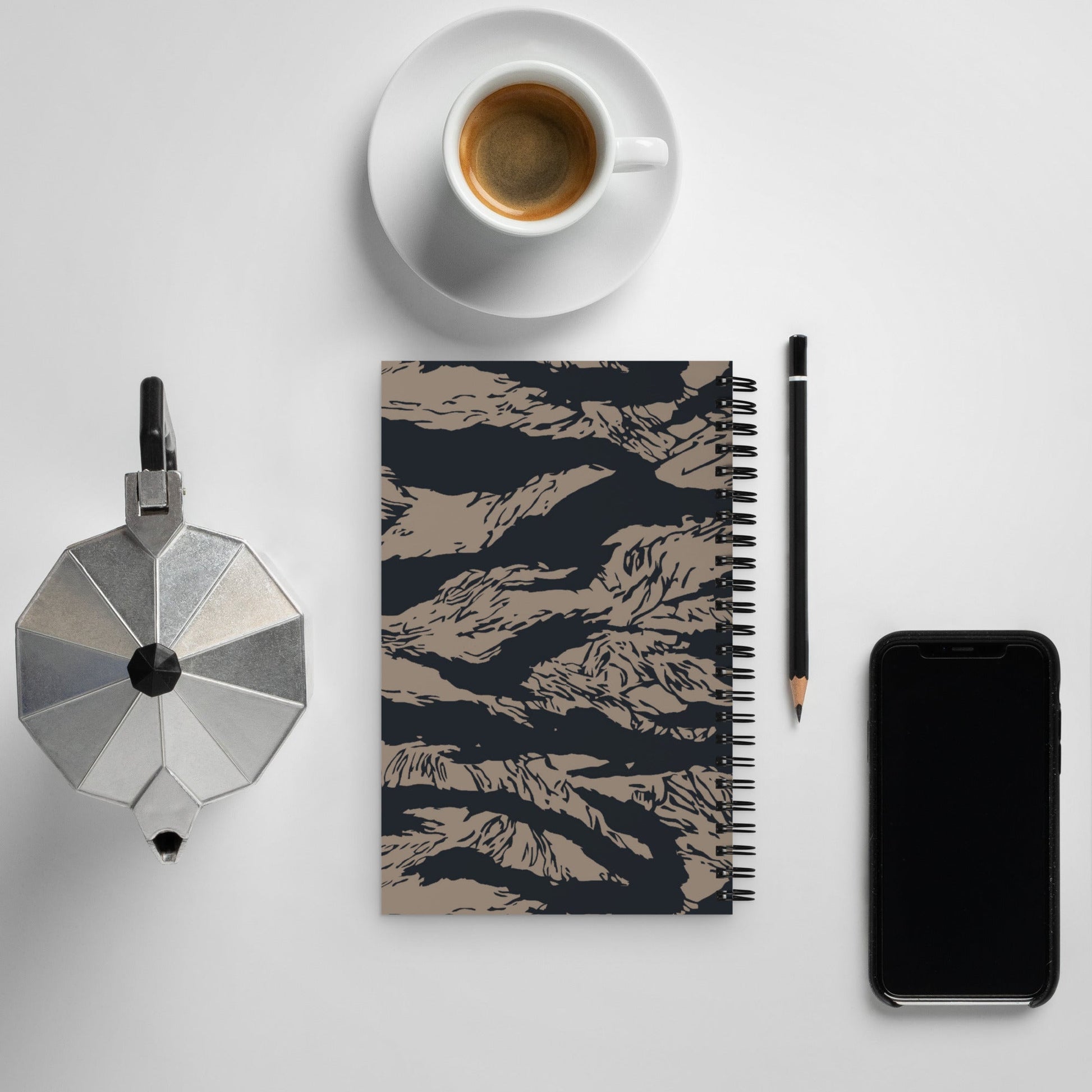 Afghanistan Taliban Special Forces Badri Tiger Stripe CAMO Spiral notebook - Notebooks