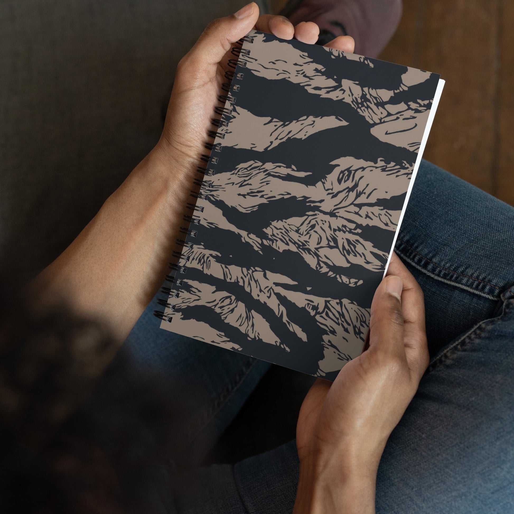 Afghanistan Taliban Special Forces Badri Tiger Stripe CAMO Spiral notebook - Notebooks