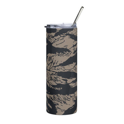 Afghanistan Taliban Special Forces Badri Tiger Stripe CAMO Stainless steel tumbler - Steel Tumblers