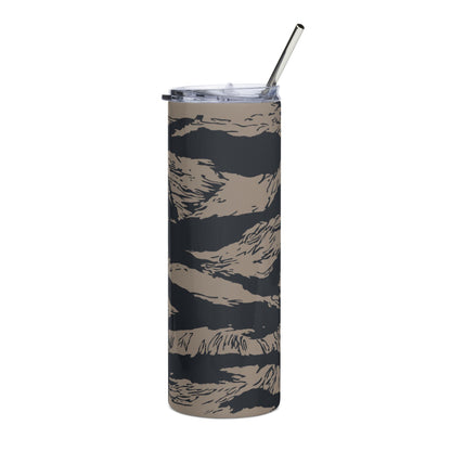 Afghanistan Taliban Special Forces Badri Tiger Stripe CAMO Stainless steel tumbler - Steel Tumblers