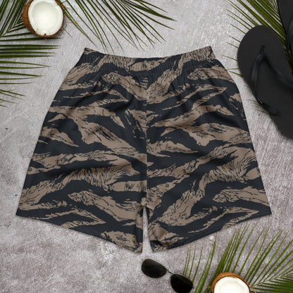 Afghanistan Taliban Special Forces Badri Tiger Stripe CAMO Unisex Athletic Long Shorts