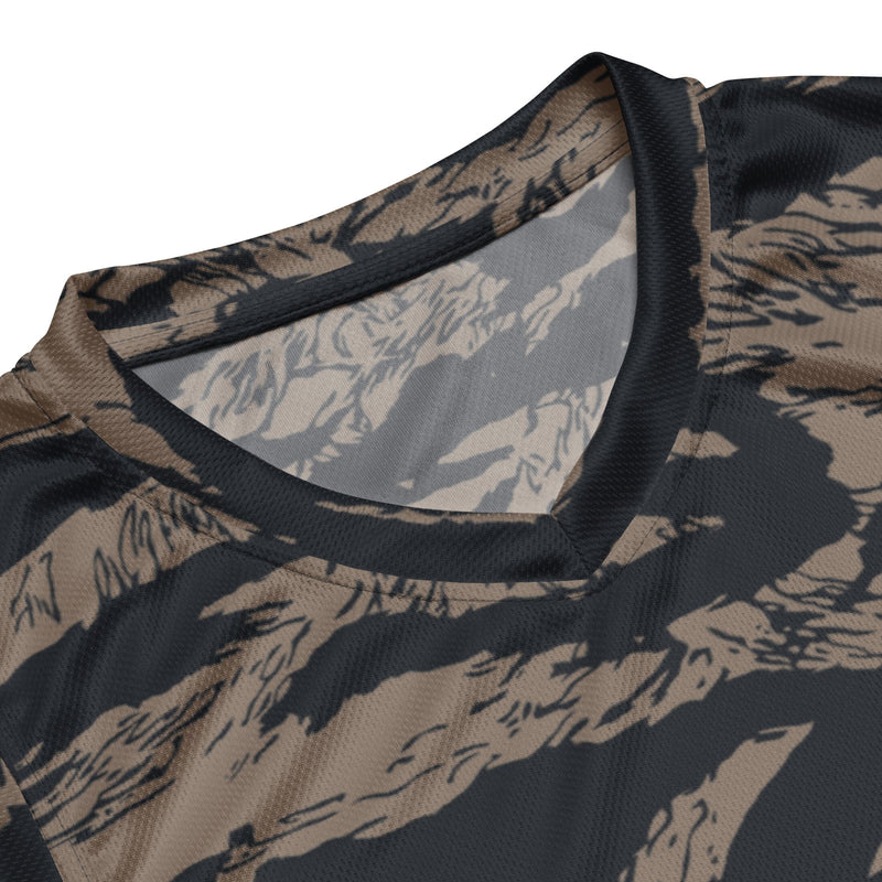Tiger Stripe Desert Shadow CAMO Unisex Basketball Jersey
