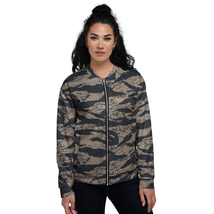 Afghanistan Taliban Special Forces Badri Tiger Stripe CAMO Unisex Bomber Jacket - Jackets