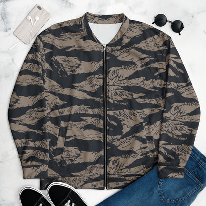 Afghanistan Taliban Special Forces Badri Tiger Stripe CAMO Unisex Bomber Jacket - Jackets
