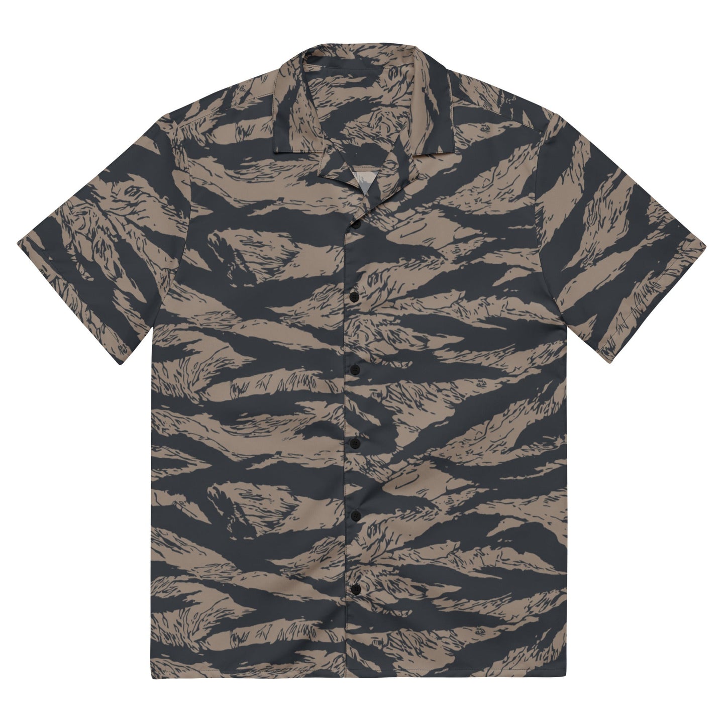 Afghanistan Taliban Special Forces Badri Tiger Stripe CAMO Unisex button shirt - 2XS - Button Shirts