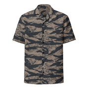 Tiger Stripe Desert Shadow CAMO Unisex Short-Sleeve Button Shirt