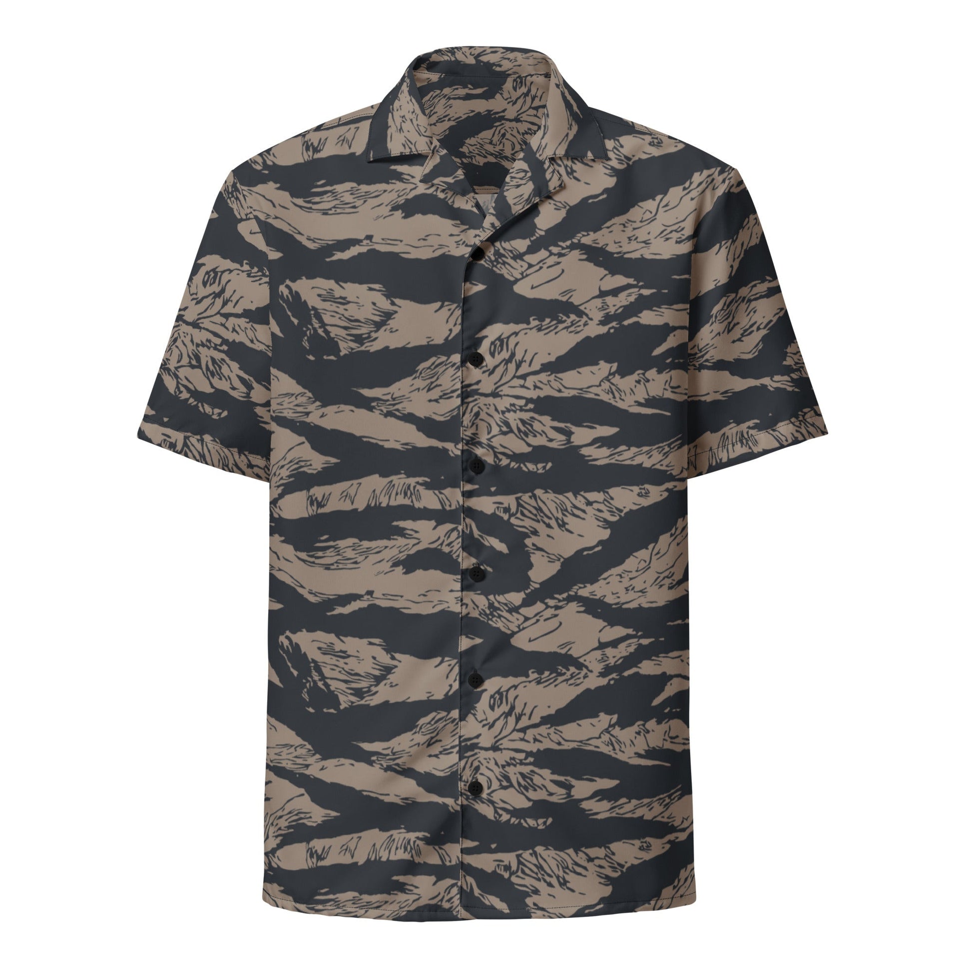 Afghanistan Taliban Special Forces Badri Tiger Stripe CAMO Unisex button shirt - Button Shirts