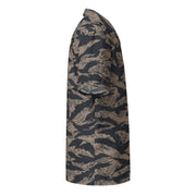 Tiger Stripe Desert Shadow CAMO Unisex Short-Sleeve Button Shirt