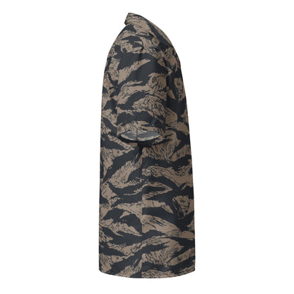 Afghanistan Taliban Special Forces Badri Tiger Stripe CAMO Unisex button shirt - Button Shirts