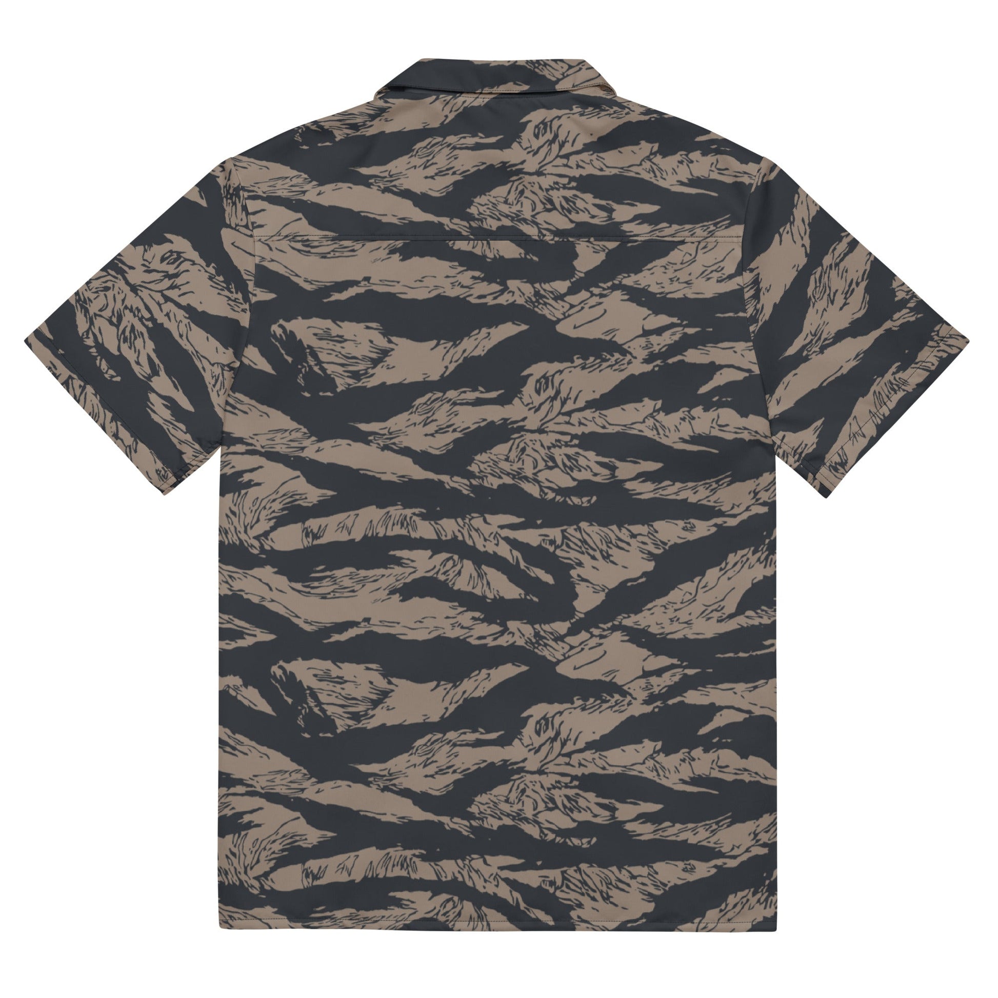 Afghanistan Taliban Special Forces Badri Tiger Stripe CAMO Unisex button shirt - Button Shirts