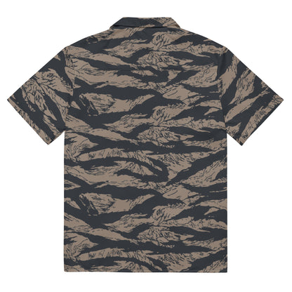 Afghanistan Taliban Special Forces Badri Tiger Stripe CAMO Unisex button shirt - Button Shirts
