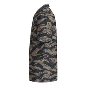 Tiger Stripe Desert Shadow CAMO Unisex Short-Sleeve Button Shirt
