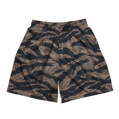 Afghanistan Taliban Special Forces Badri Tiger Stripe CAMO Unisex mesh shorts - 2XS - Mesh Shorts