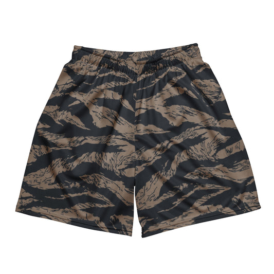 Afghanistan Taliban Special Forces Badri Tiger Stripe CAMO Unisex mesh shorts - 2XS - Mesh Shorts